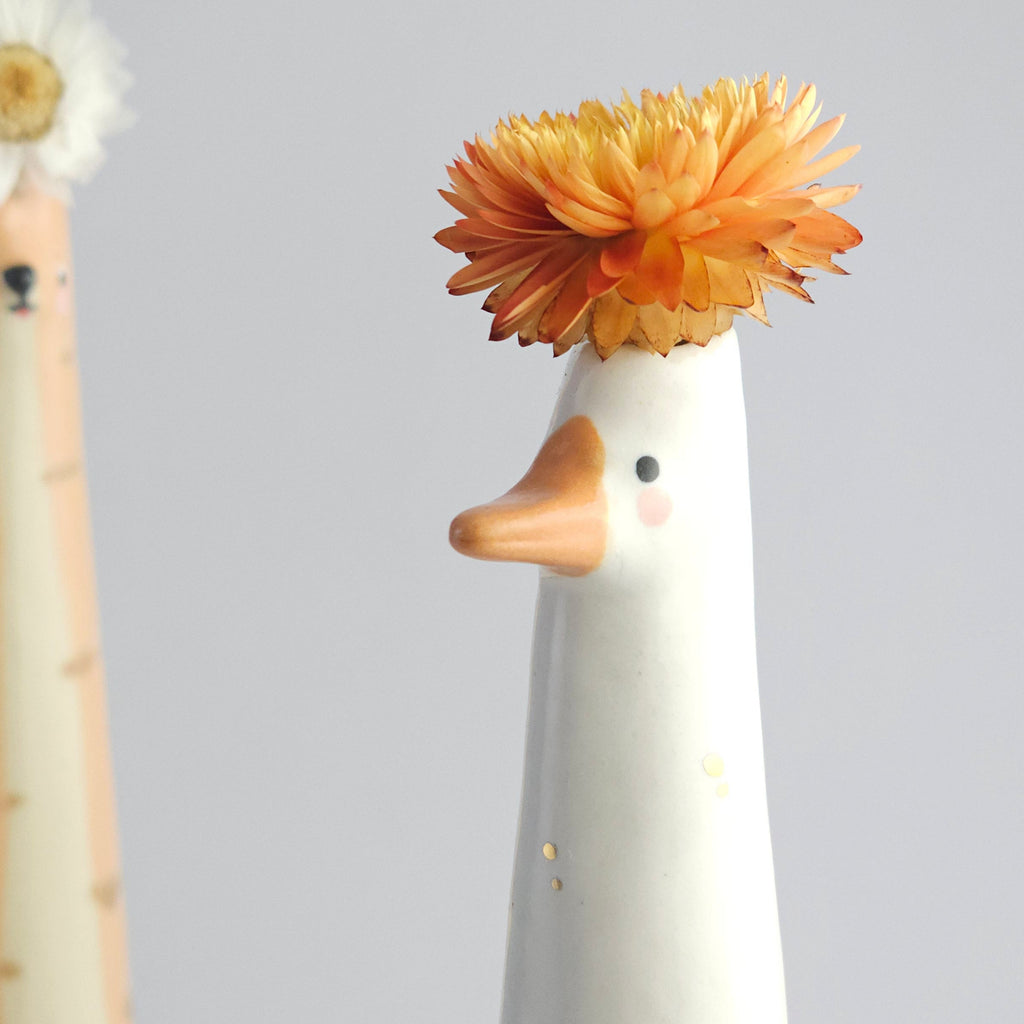 Golden Dots Colletcion: Henry the Wonky Goose Vase