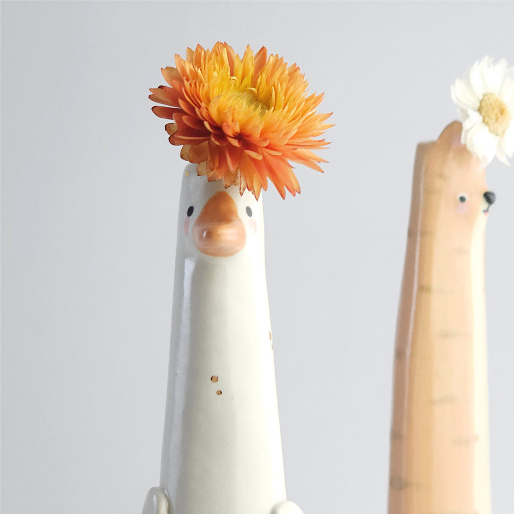 Golden Dots Colletcion: Henry the Wonky Goose Vase