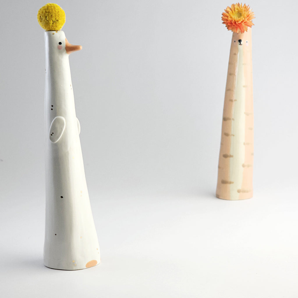 Golden Dots Colletcion: Henry the Wonky Goose Vase