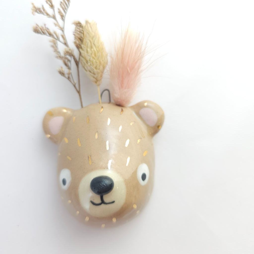 Golden Dots Collection: Wall Vase