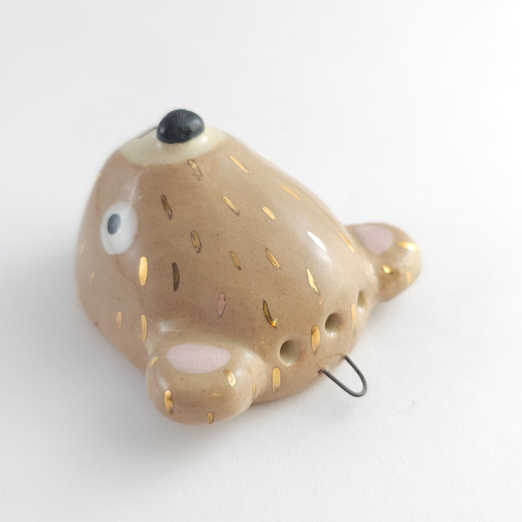 Golden Dots Collection: Wall Vase