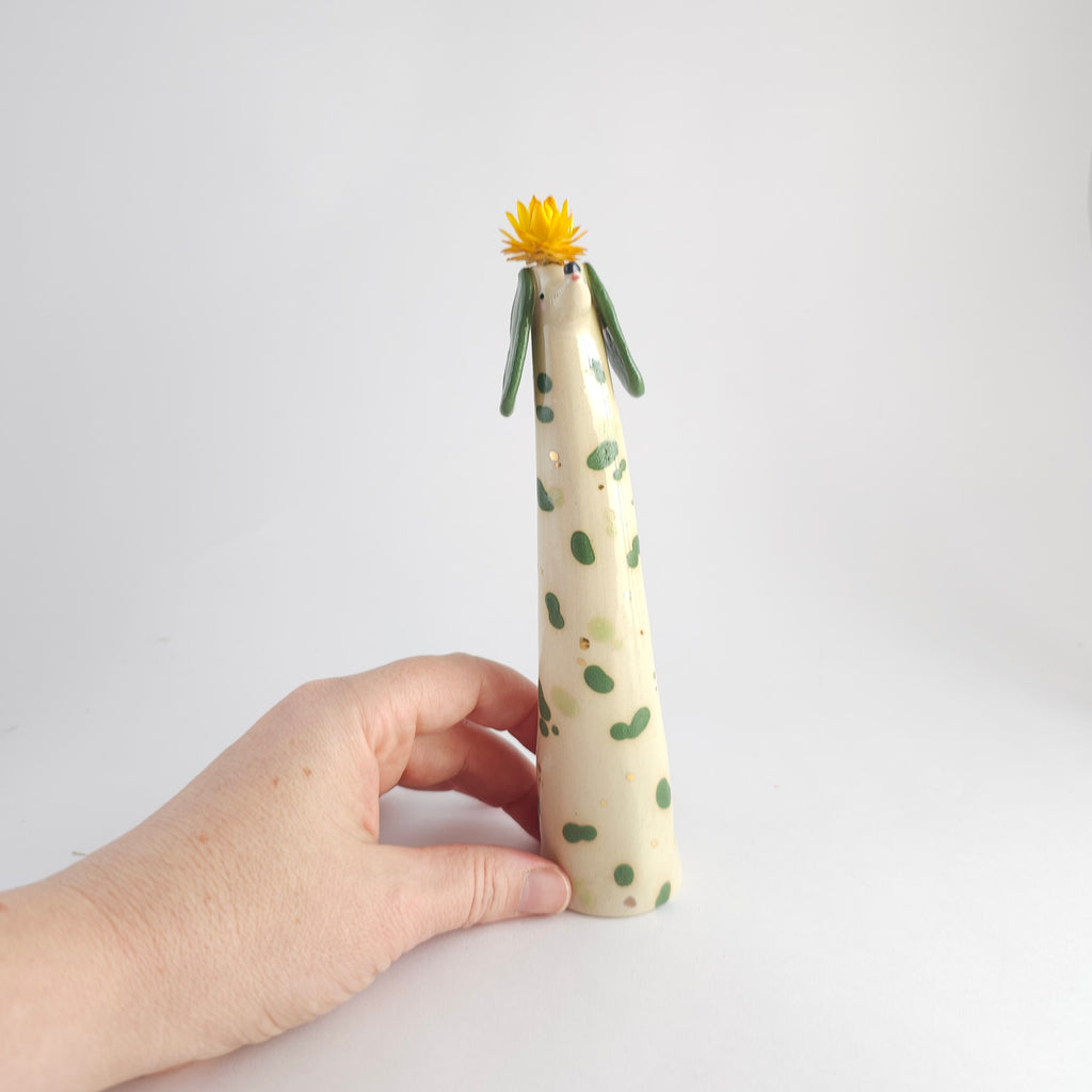 Golden Dots Collection: Roger the Wonky Pup Vase