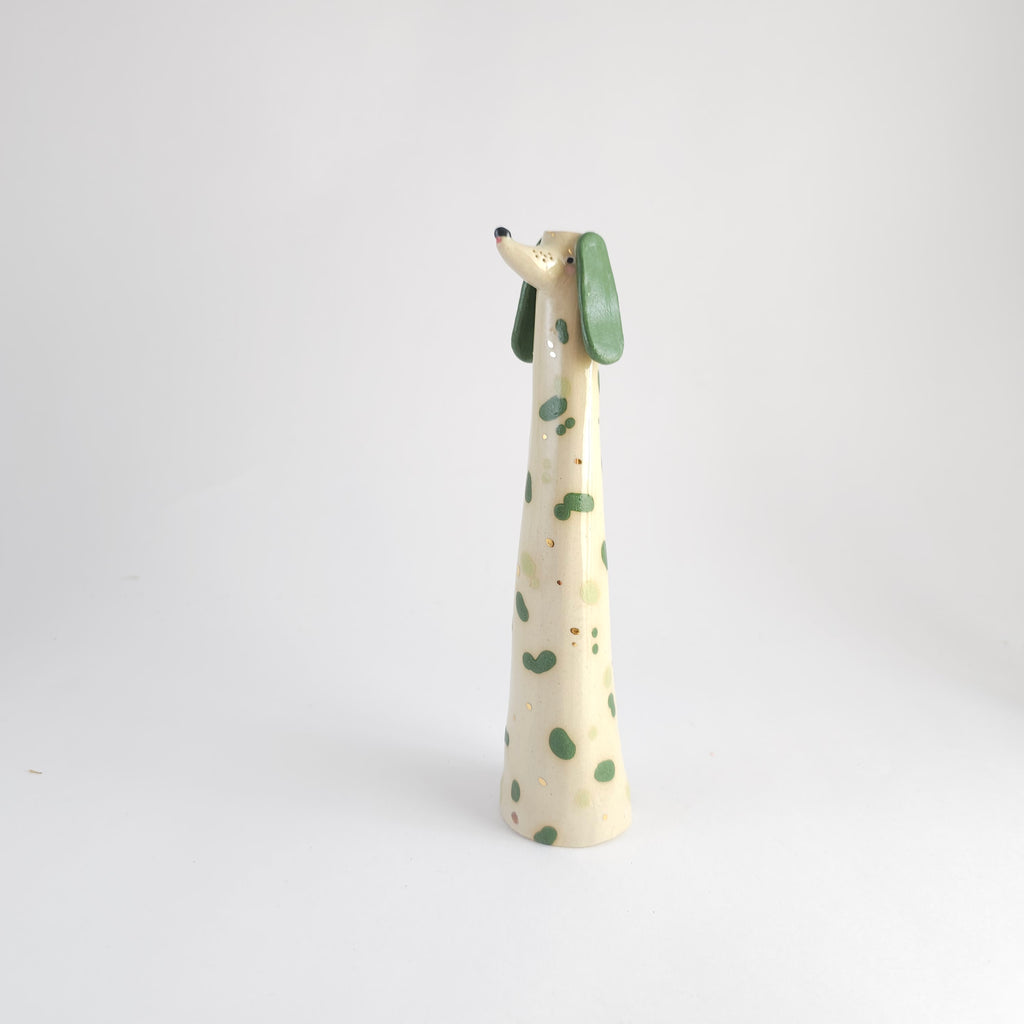 Golden Dots Collection: Roger the Wonky Pup Vase
