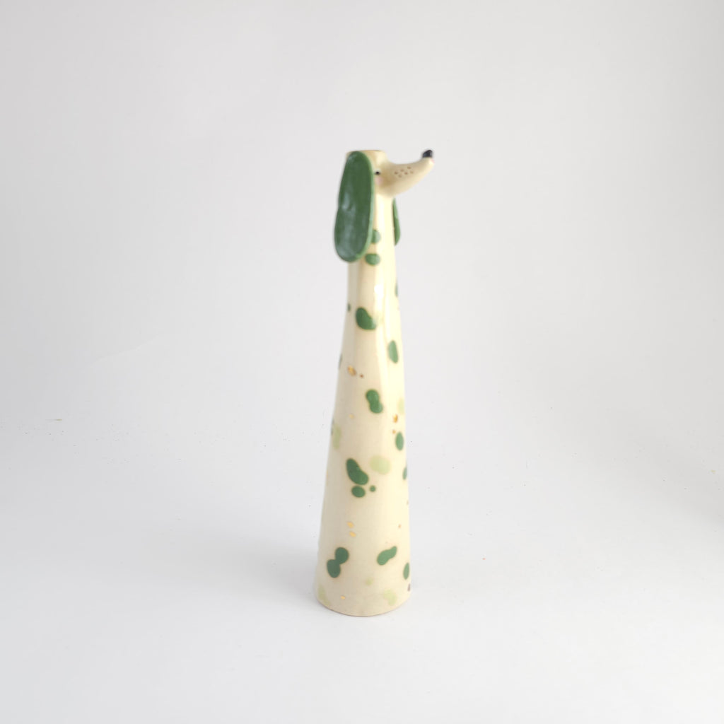 Golden Dots Collection: Roger the Wonky Pup Vase