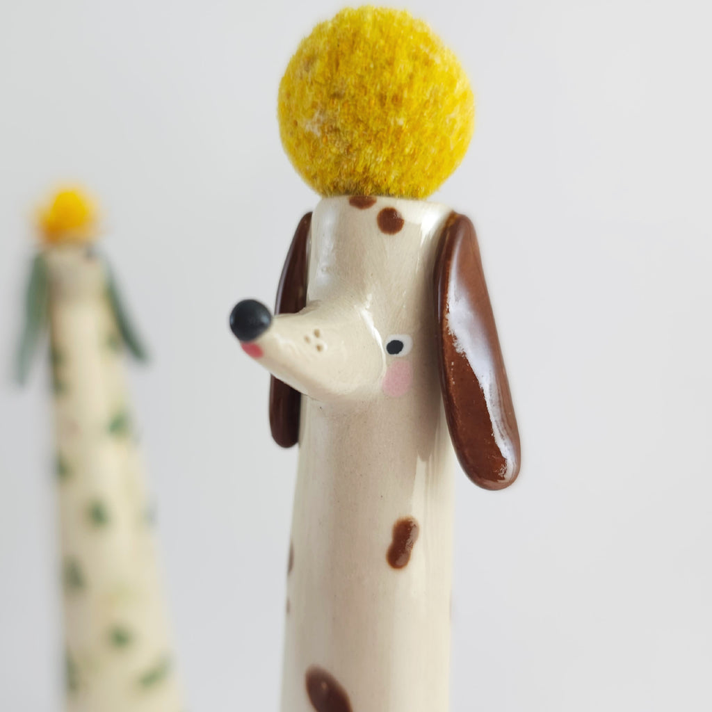 Cookie the Wonky Pup Vase