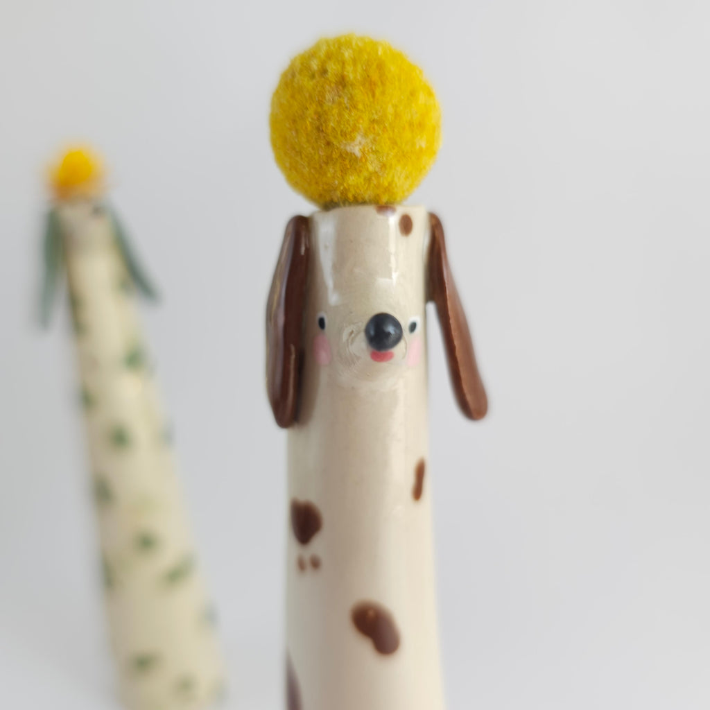 Cookie the Wonky Pup Vase