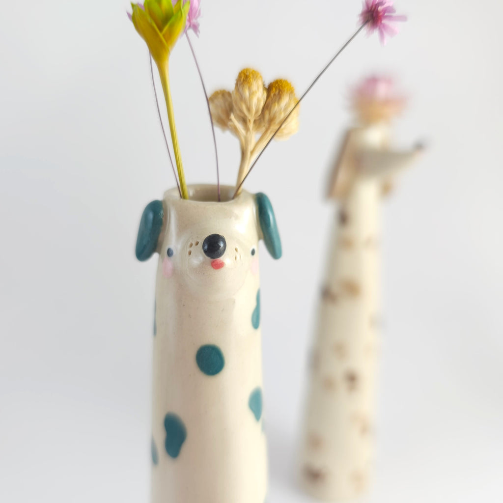 Maples the Wonky Pup Vase