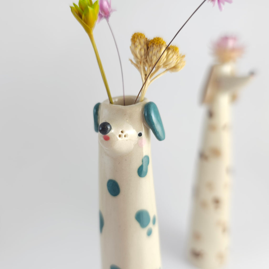Maples the Wonky Pup Vase