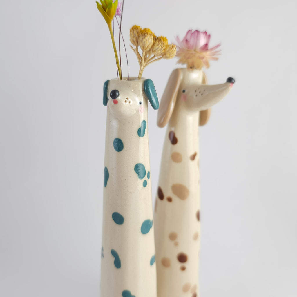 Maples the Wonky Pup Vase