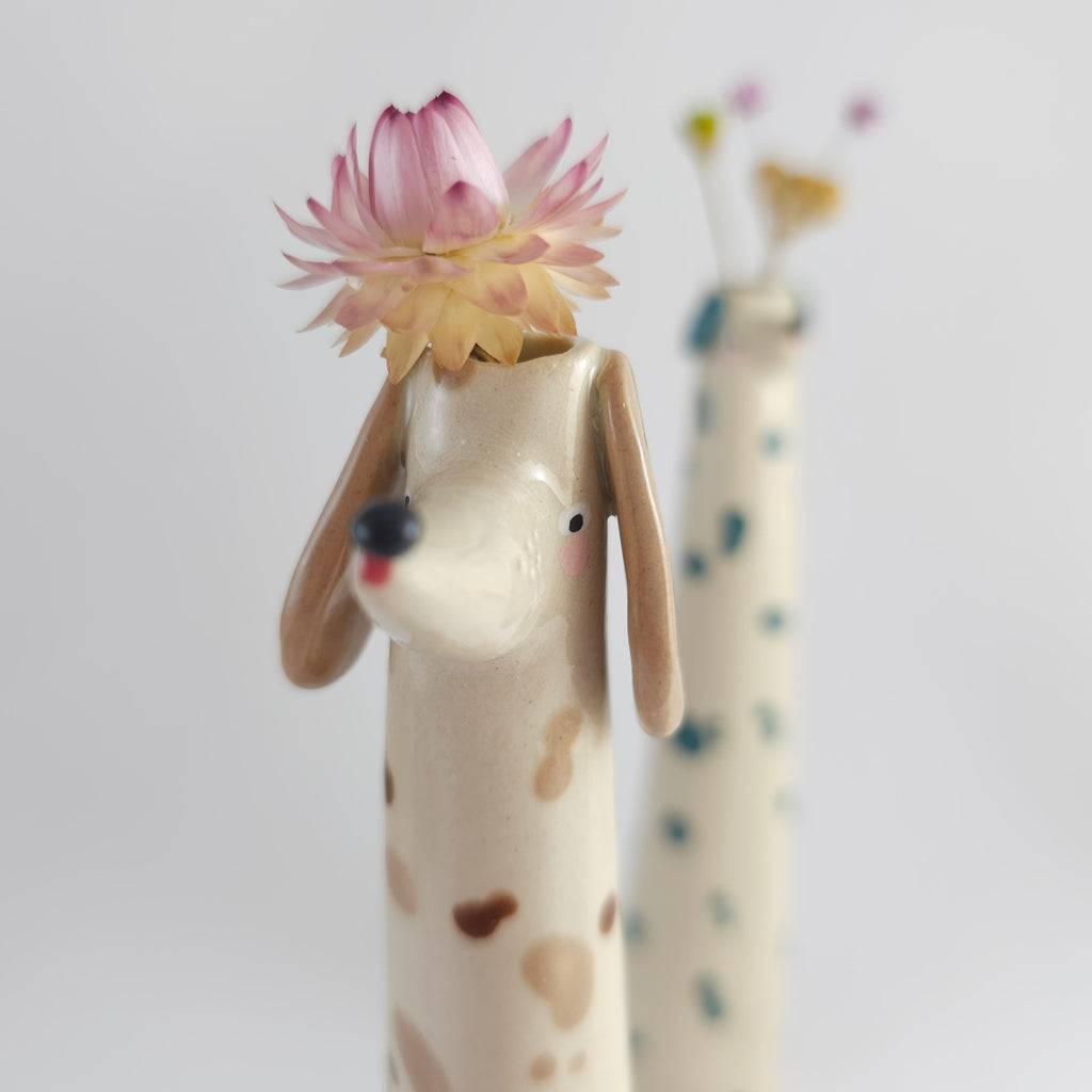 Jolie the Wonky Pup Vase