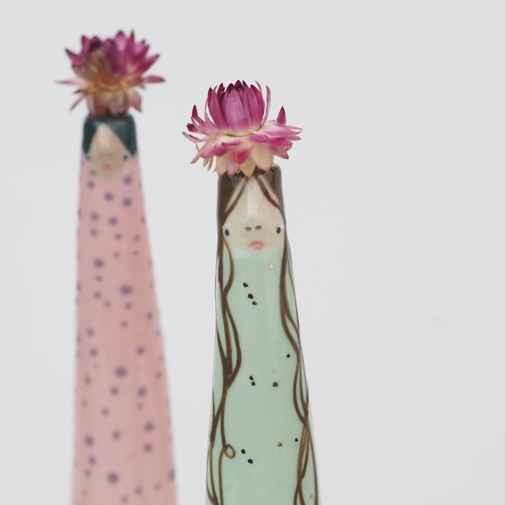 Golden Dots Collection: Ella the Weirdo Bud Vase