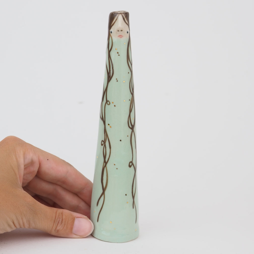 Golden Dots Collection: Ella the Weirdo Bud Vase