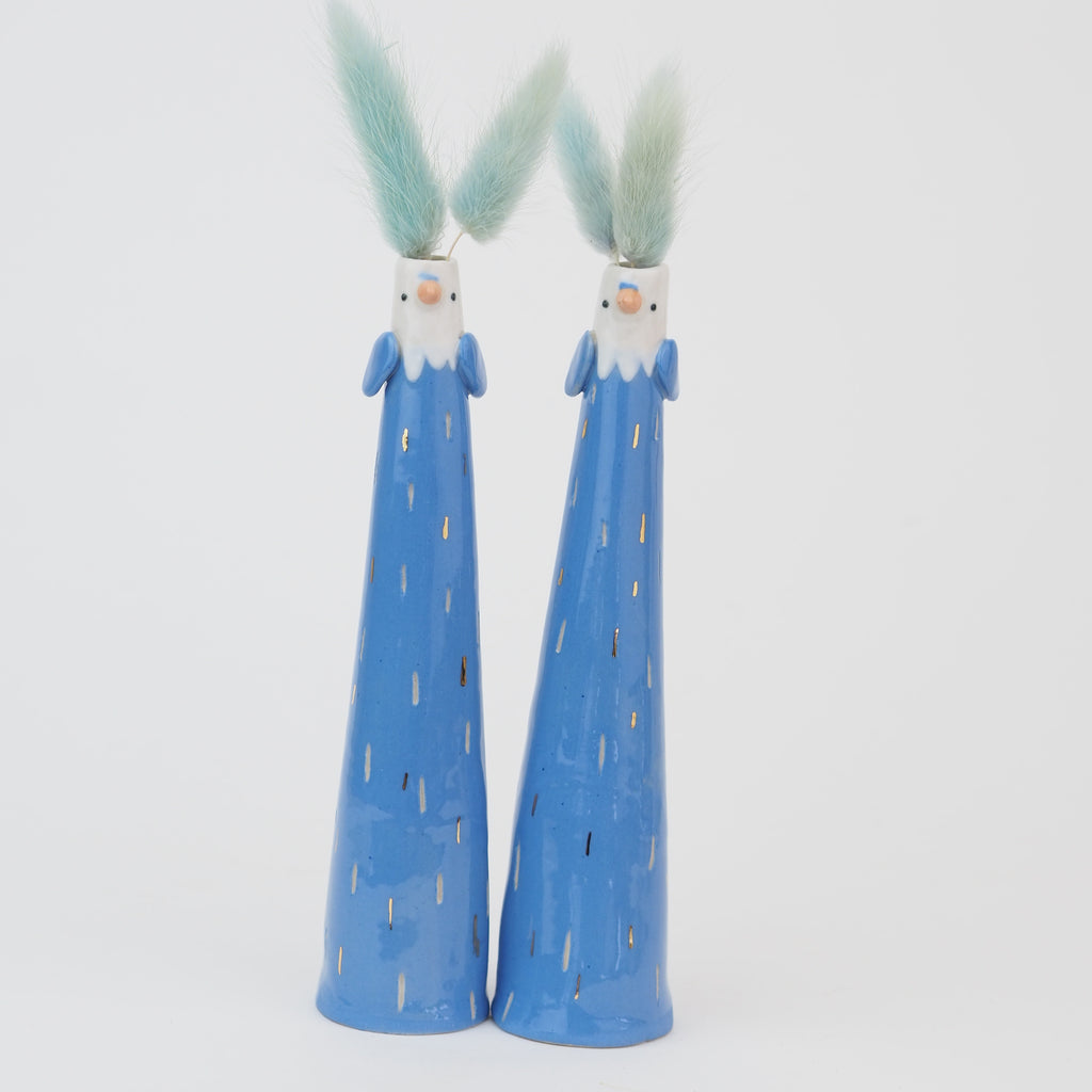 Golden Dots Collection: Scruffy the Weirdo Bird Vase