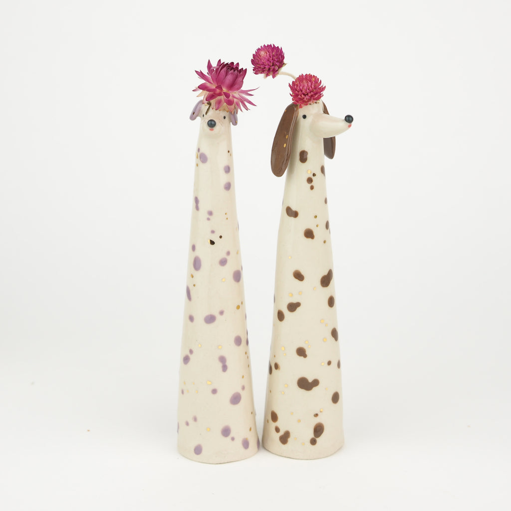 Golden Dots Collection: Frannie the Weirdo Pup Vase