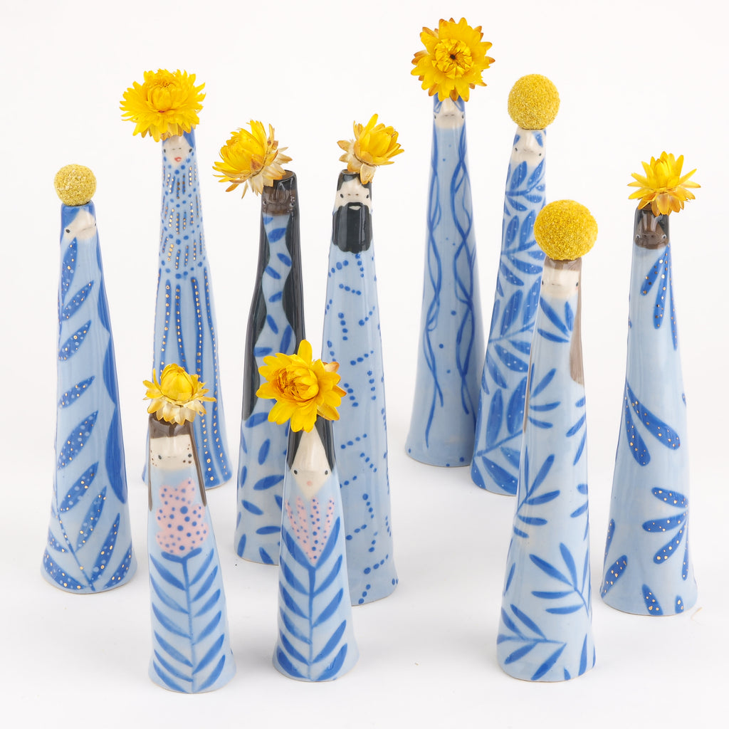 Golden Dots Collection: Steffi the Weirdo Bud Vase