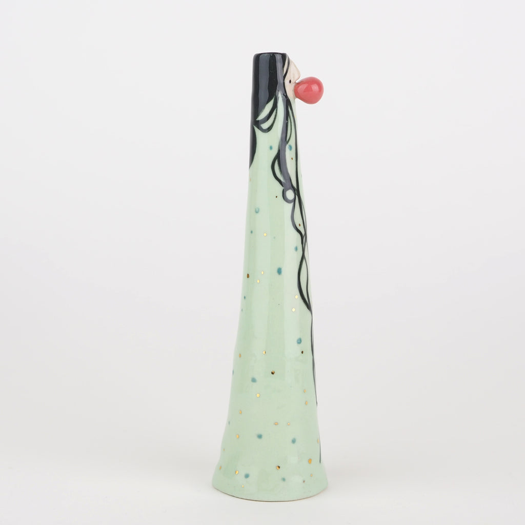 Golden Dots Collection: Claudia the Weirdo Bud Vase