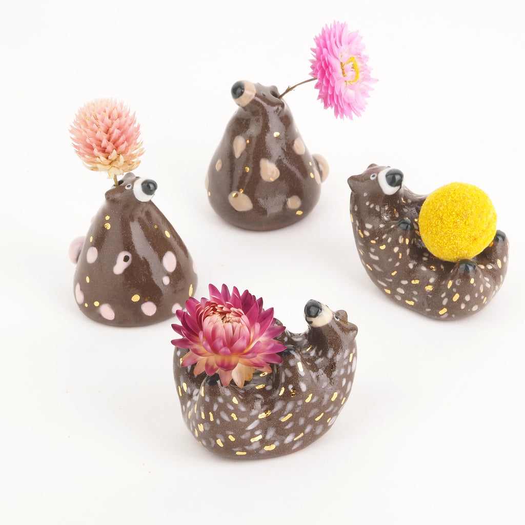 Seconds Collection: Flower Bear Vase