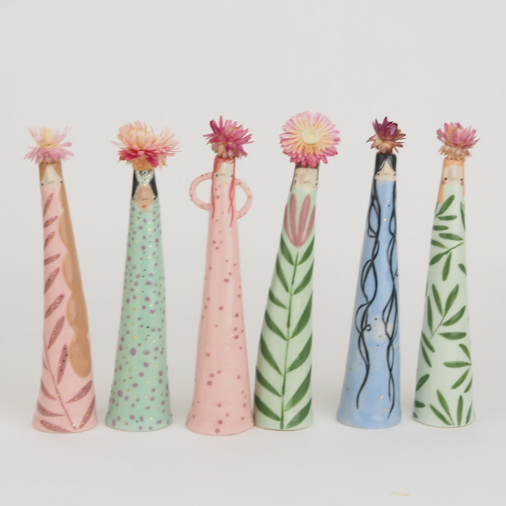 Golden Dots Collection: Felice the Weirdo Bud Vase