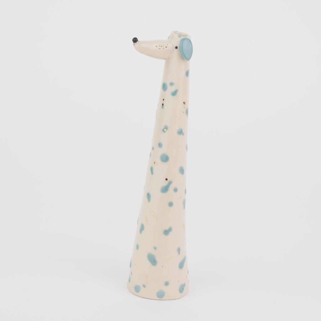 Golden Dots Collection: Collie the Weirdo Pup Vase