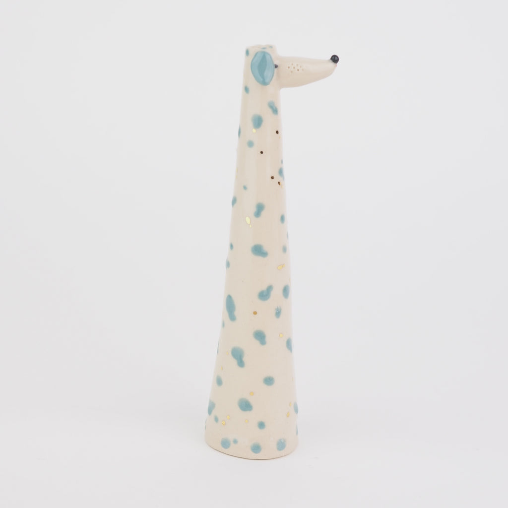 Golden Dots Collection: Collie the Weirdo Pup Vase