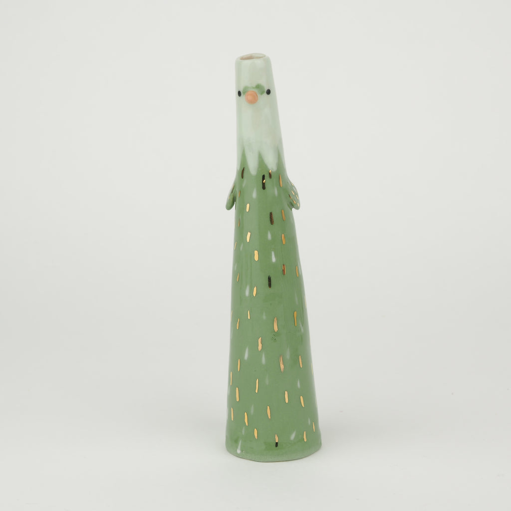Golden Dots Collection: Polly the Weirdo Bird Vase