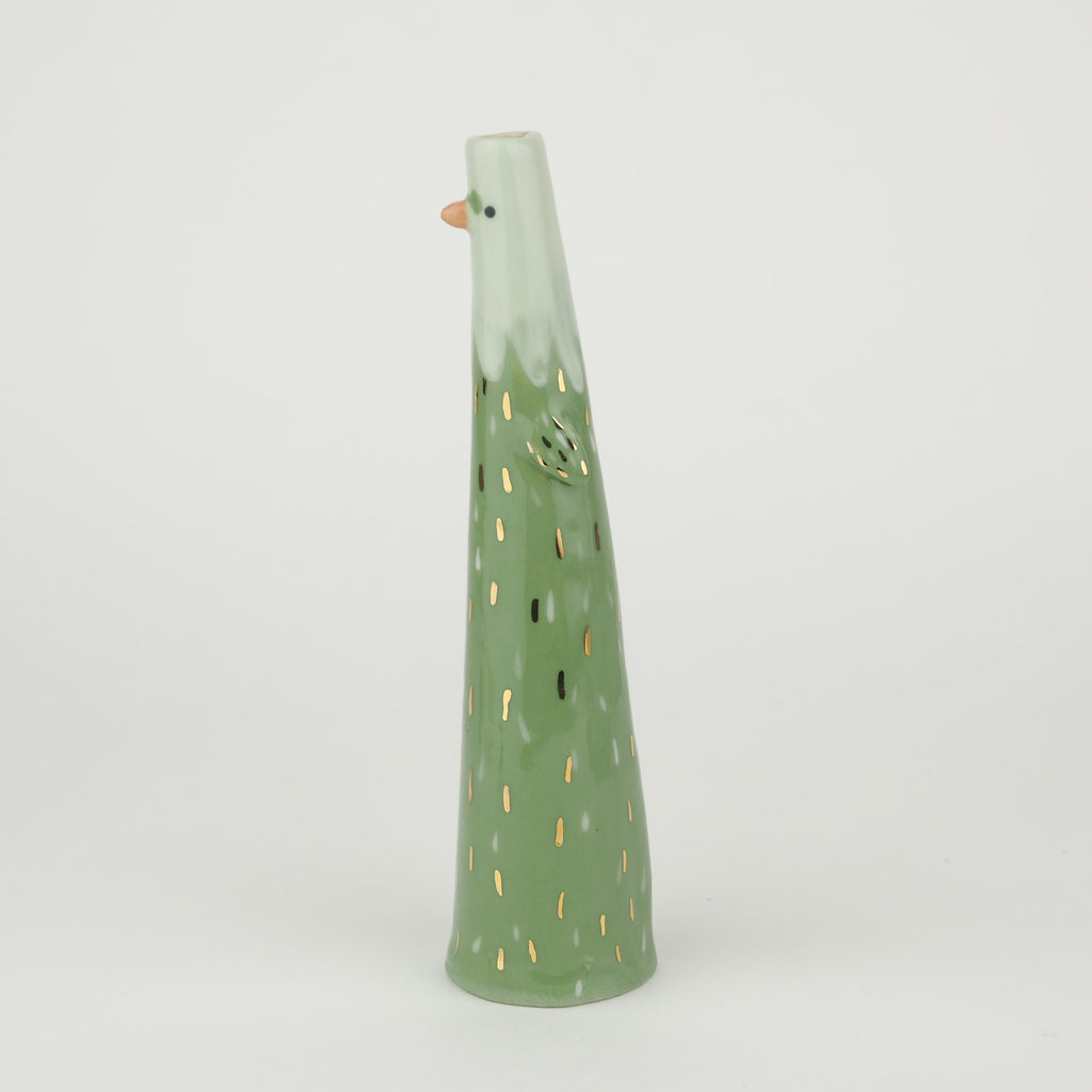 Golden Dots Collection: Polly the Weirdo Bird Vase