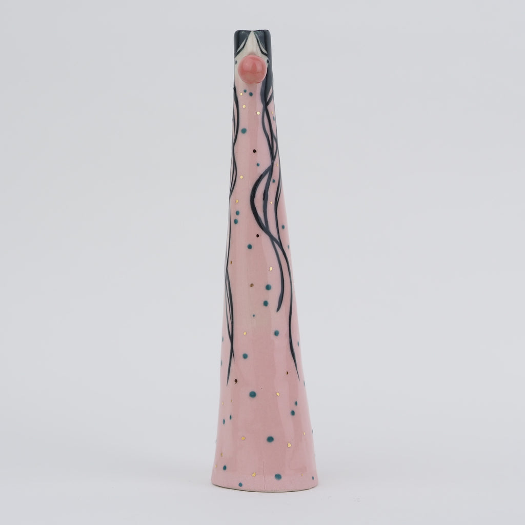 Golden Dots Collection: Leslie the Weirdo Bud Vase