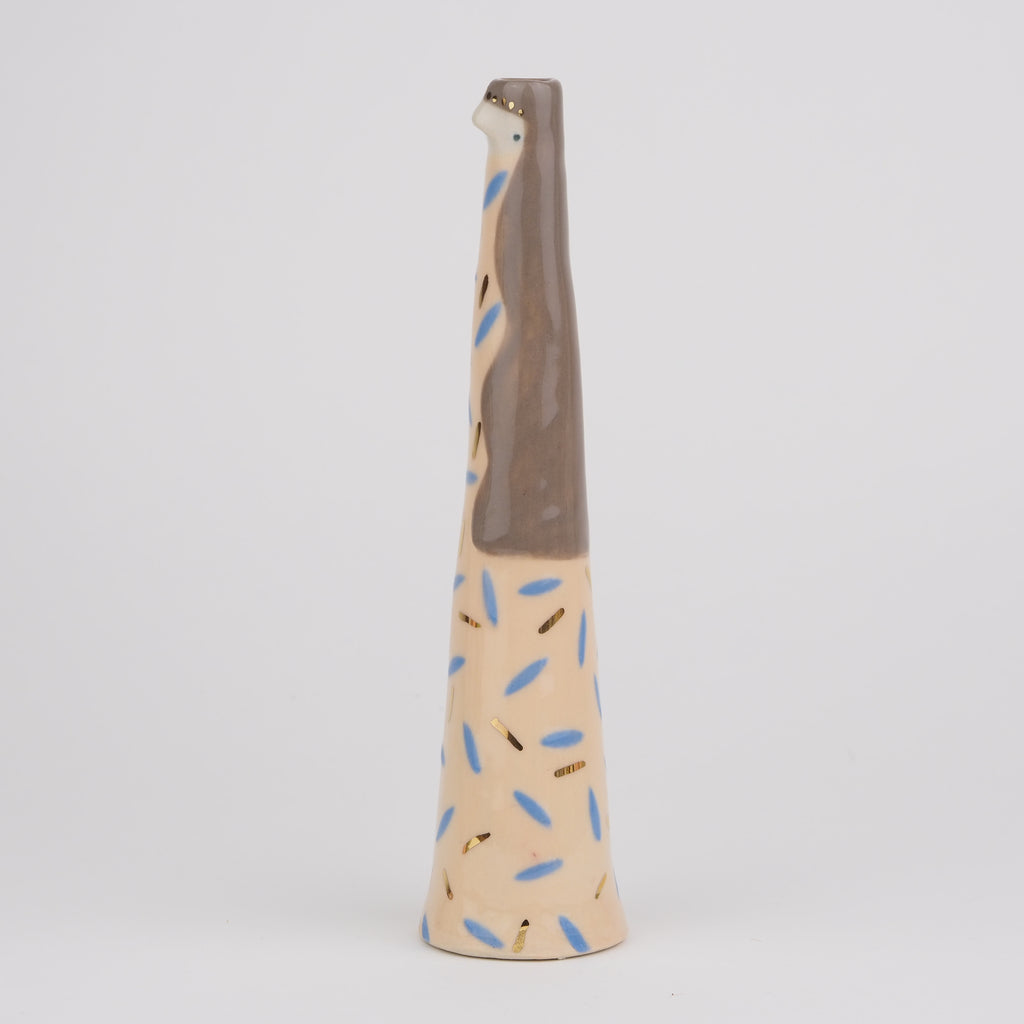 Golden Dots Collection: Faye the Weirdo Bud Vase