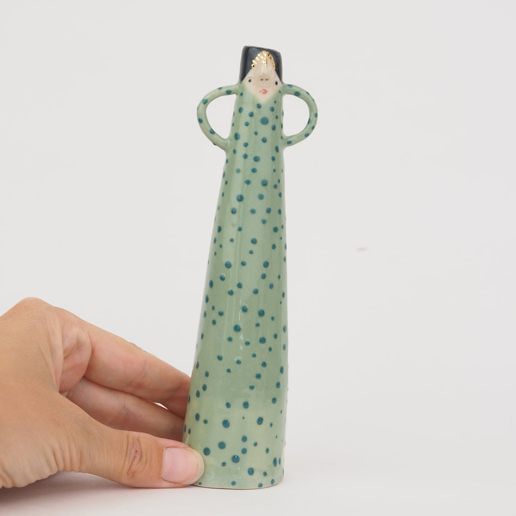 Golden Dots Collection: Leslie the Weirdo Bud Vase