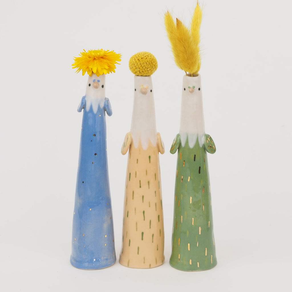 Golden Dots Collection: Squeakers the Weirdo Bird Vase