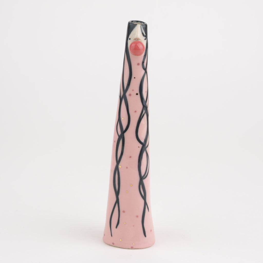 Golden Dots Collection: Dew the Weirdo Bud Vase