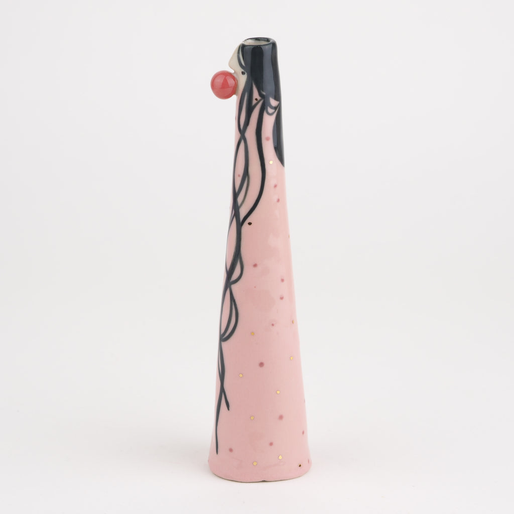 Golden Dots Collection: Dew the Weirdo Bud Vase