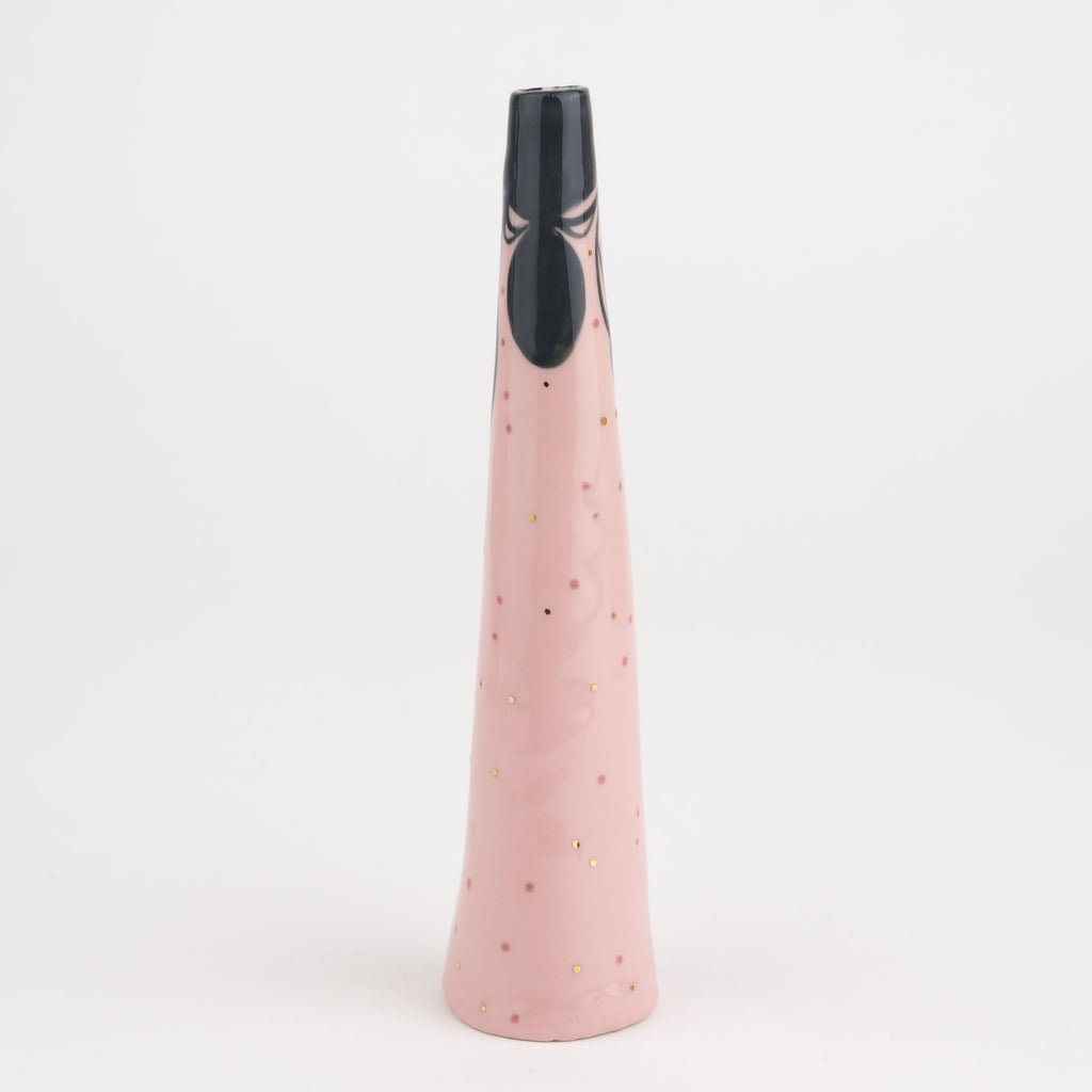 Golden Dots Collection: Dew the Weirdo Bud Vase