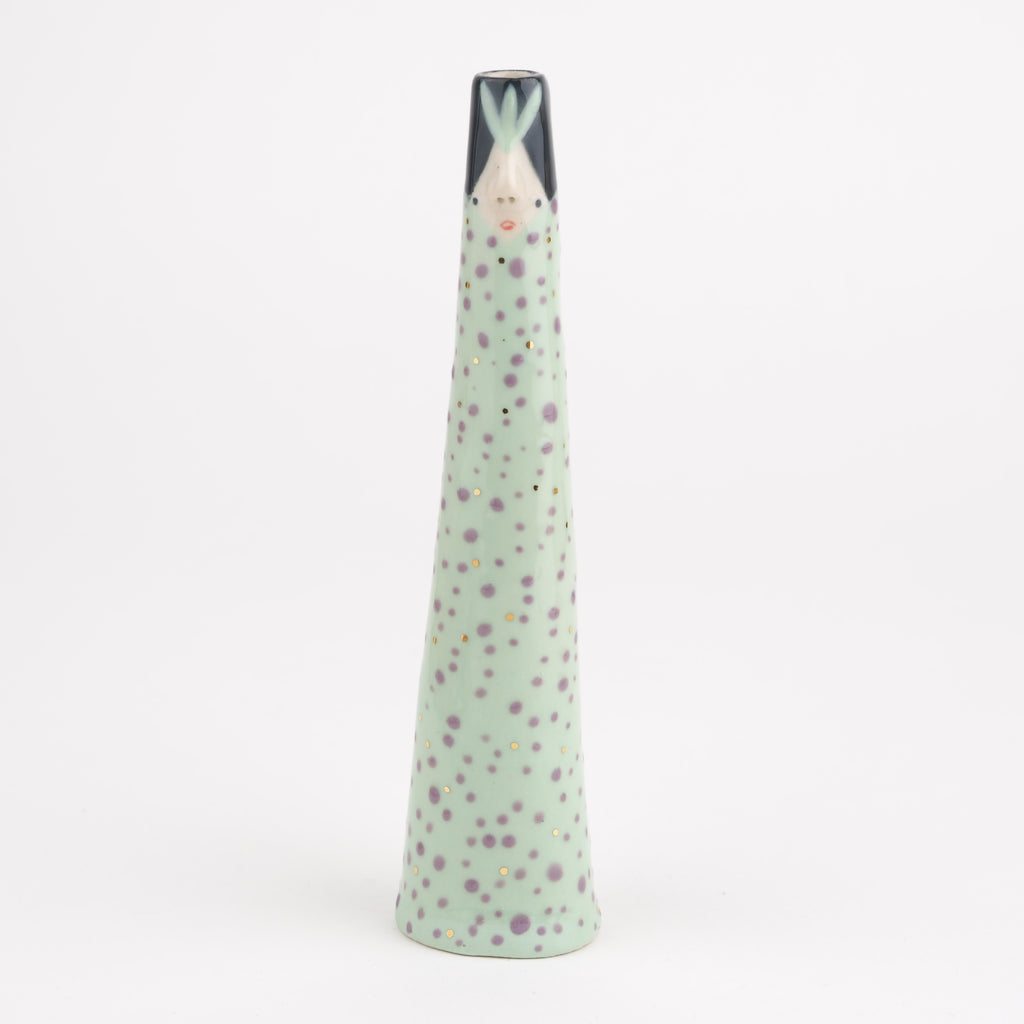 Golden Dots Collection: Katy the Weirdo Bud Vase