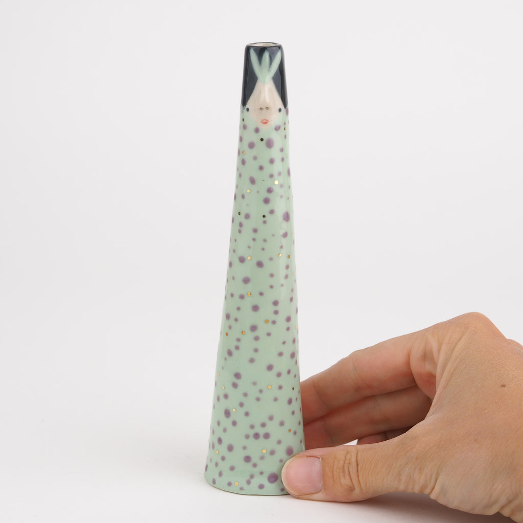 Golden Dots Collection: Katy the Weirdo Bud Vase