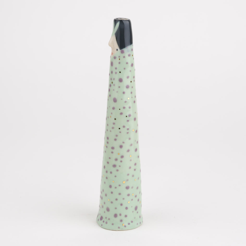 Golden Dots Collection: Katy the Weirdo Bud Vase