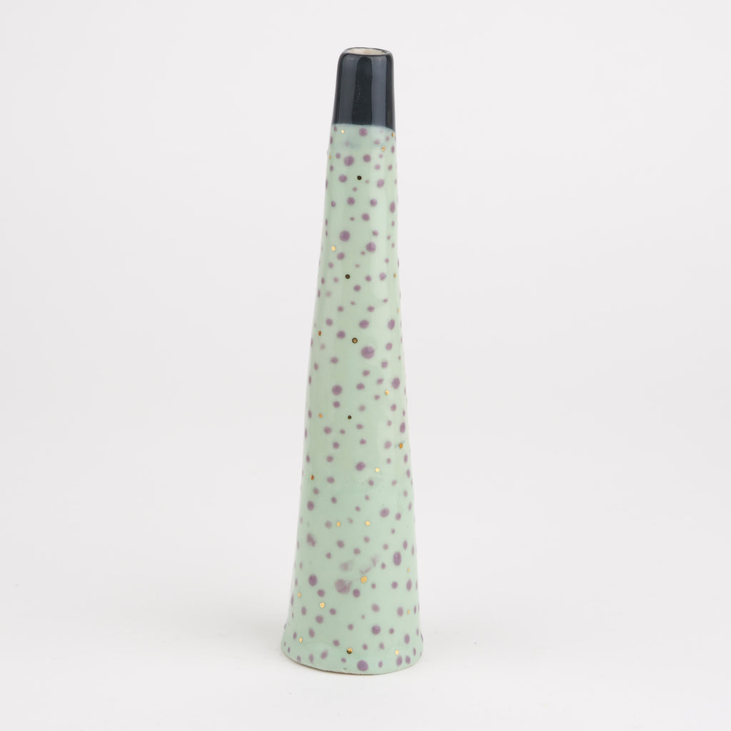 Golden Dots Collection: Katy the Weirdo Bud Vase