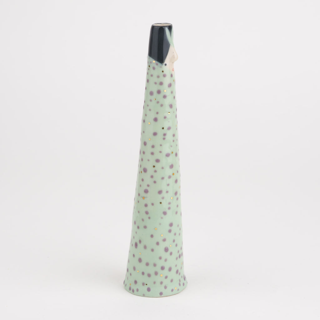 Golden Dots Collection: Katy the Weirdo Bud Vase