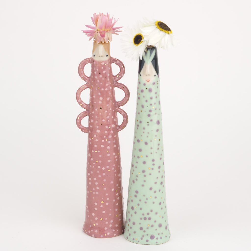 Golden Dots Collection: Alma the Weirdo Bud Vase