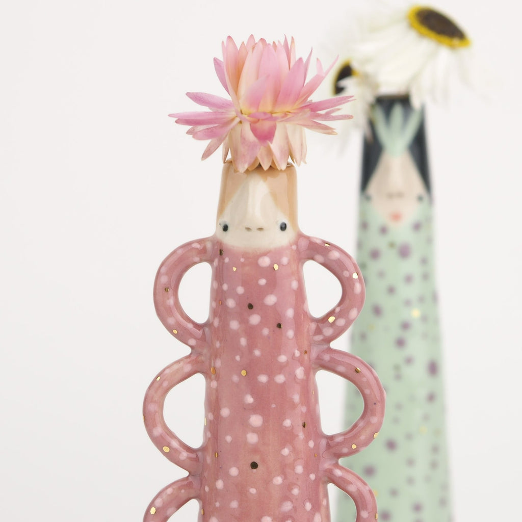 Golden Dots Collection: Alma the Weirdo Bud Vase