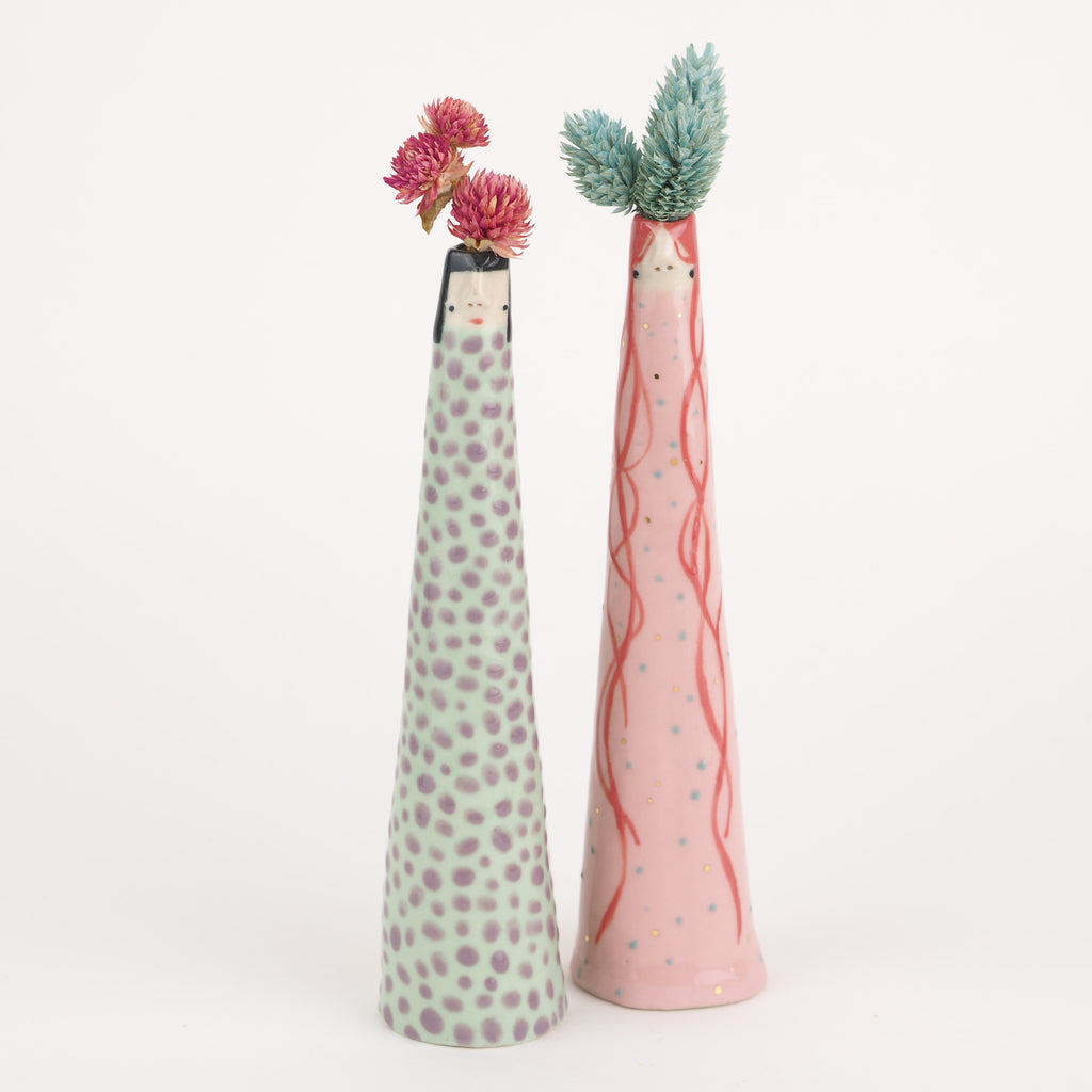 Golden Dots Collection: Nora the Weirdo Bud Vase