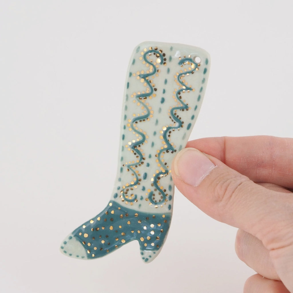 Party Boot Christmas Ornament