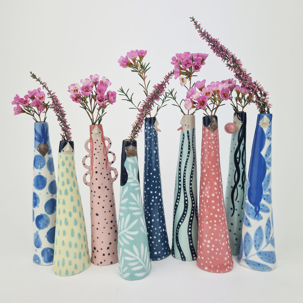 Seconds Collection: Marina the Short Bud Vase