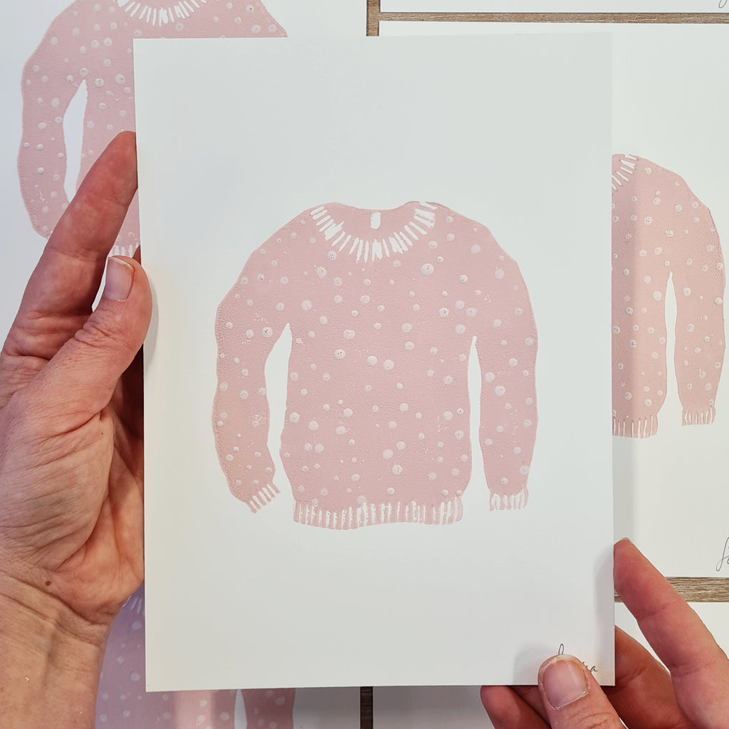 Try-out Collection: Cozy Sweater Lino Print