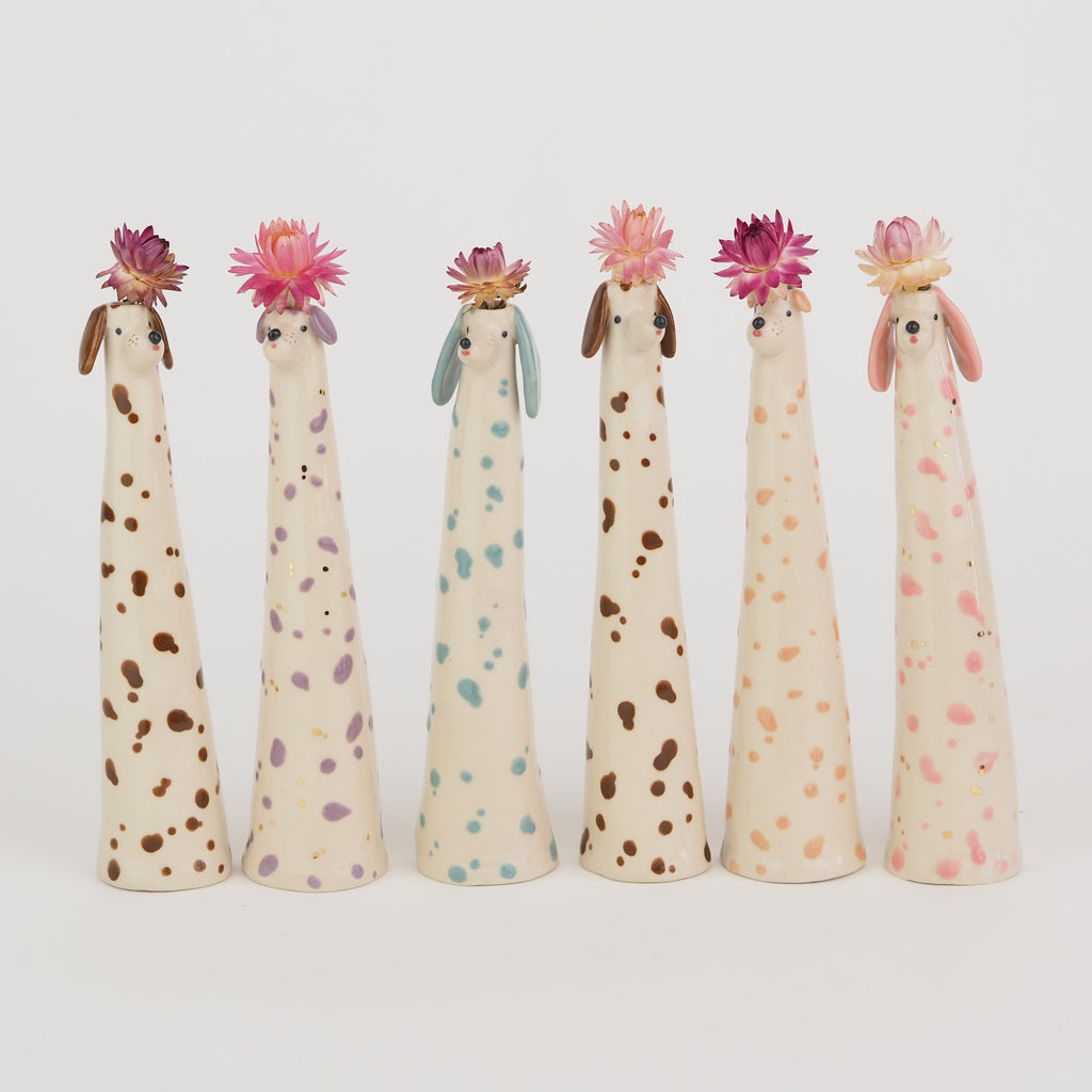 Golden Dots Collection: Ivy the Weirdo Pup Vase