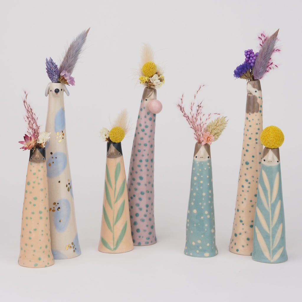 Wanda the Weirdo Bud Vase (Slip Cast built)