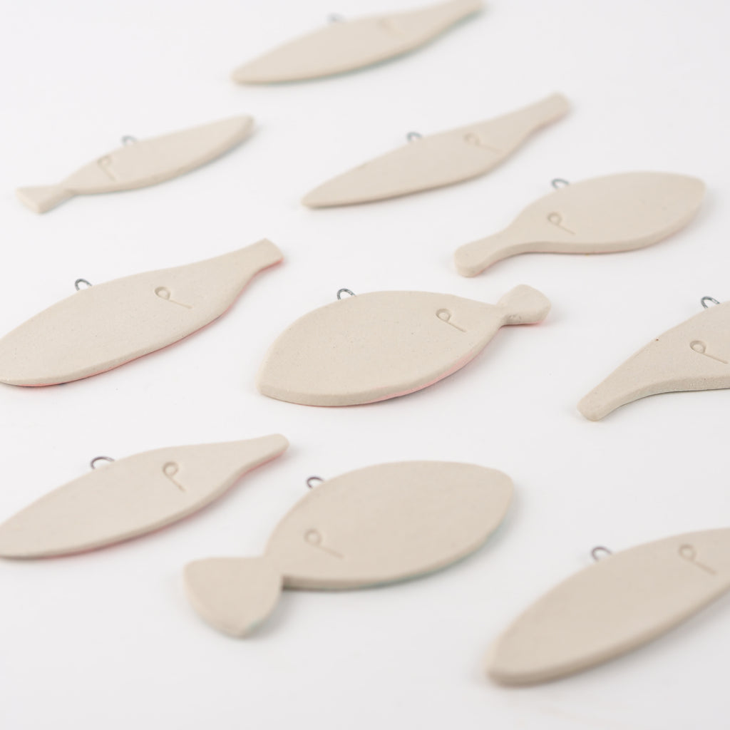 Seconds Collection: Wall Fishie with Golden Dots