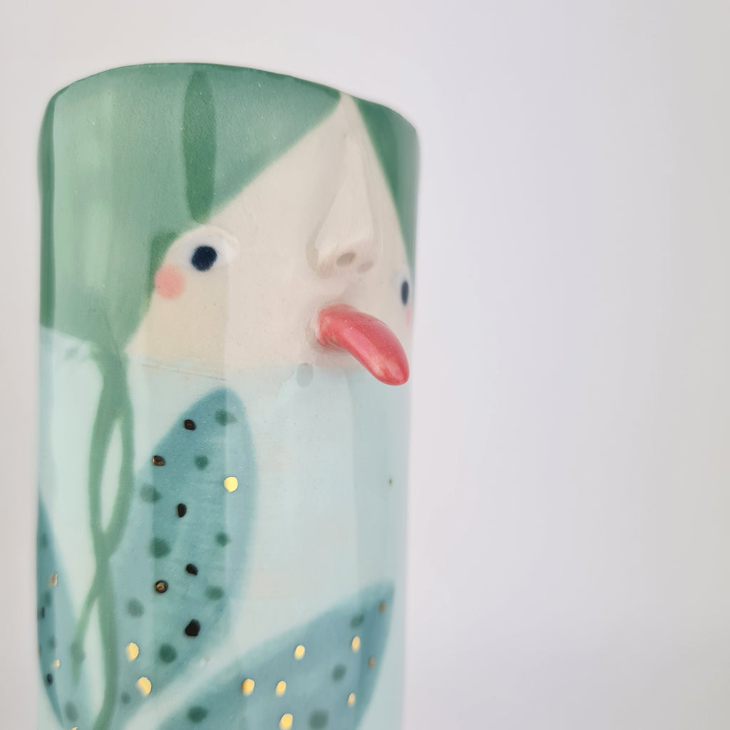 Golden Dots Collection: Ellie the Weirdo Wall Vase
