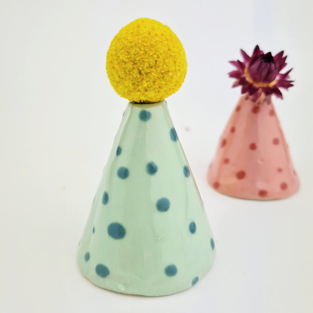 Tiny Party Hat Vase