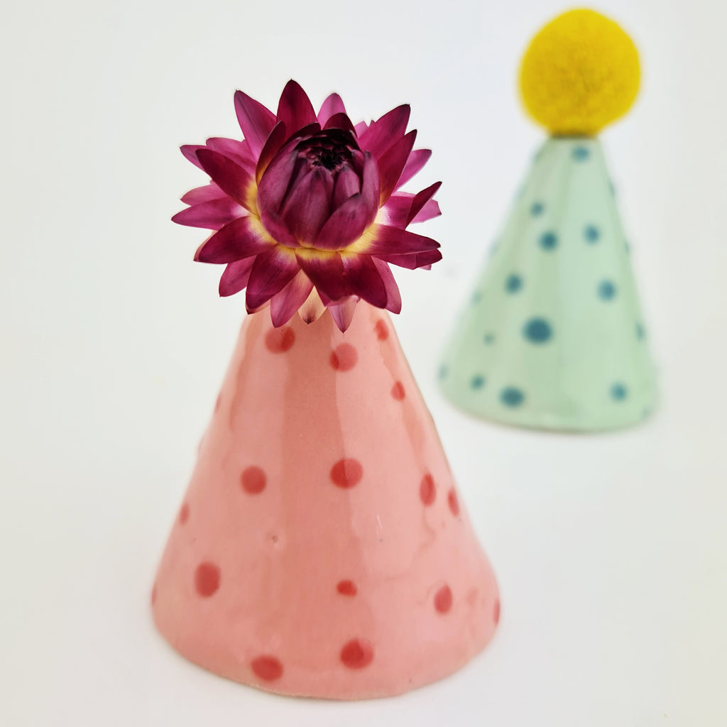 Tiny Party Hat Vase